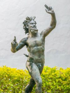 Statue dans le musée José Tomas Uribe Abad (MAJA), village de Jericó (Antioquia), Colombie