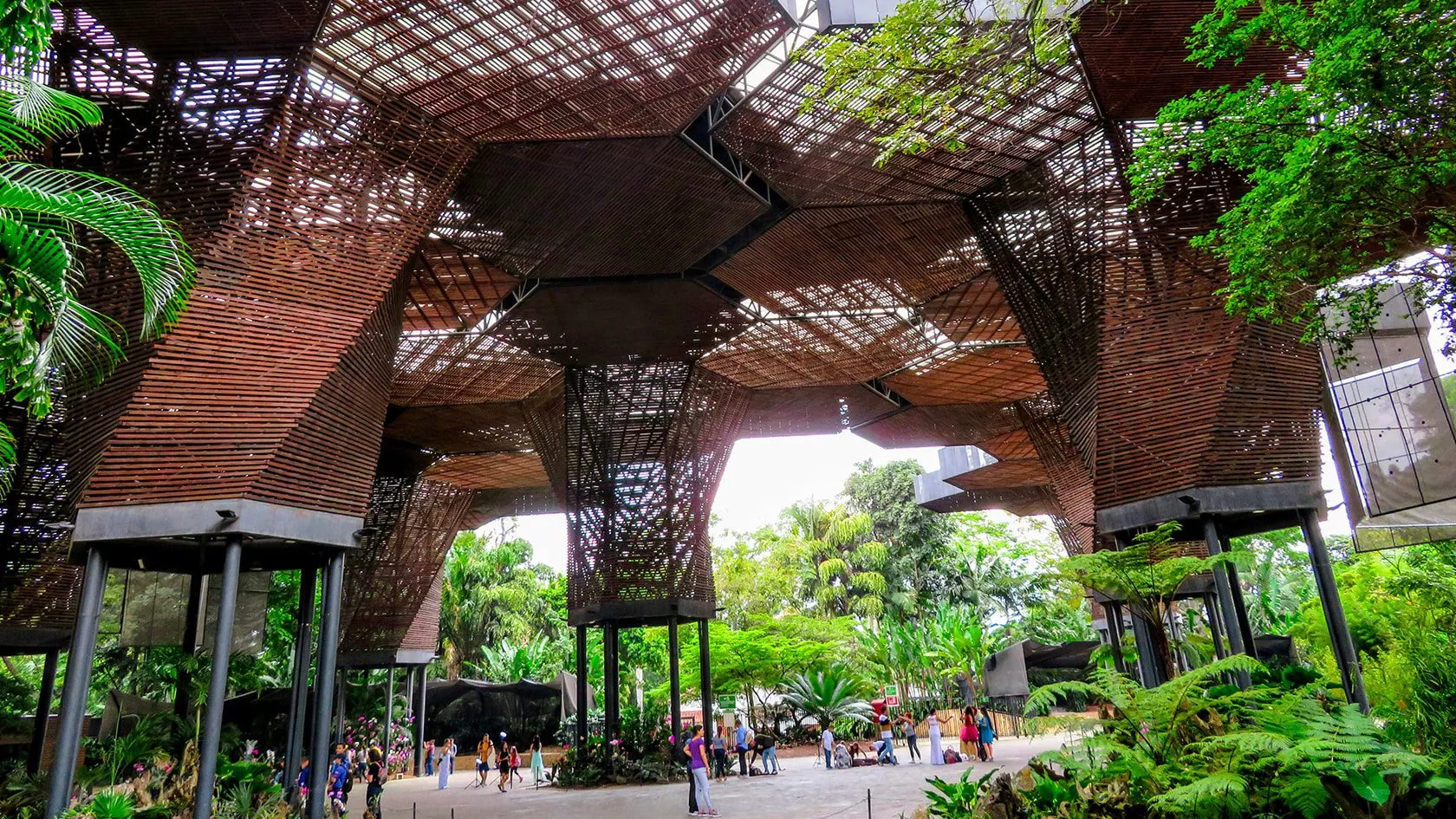 Jardin botanique, Medellín, Colombie