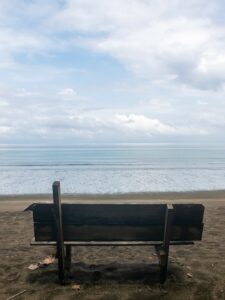 Bel endroit pour s’asseoir non ? région de Bahia Solano (Choco Pacifique), Colombie