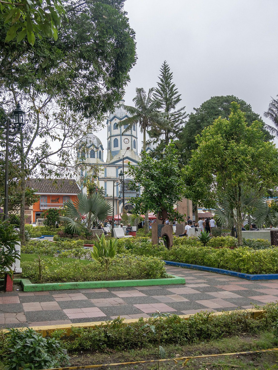 Place centrale de Filandia, Colombie
