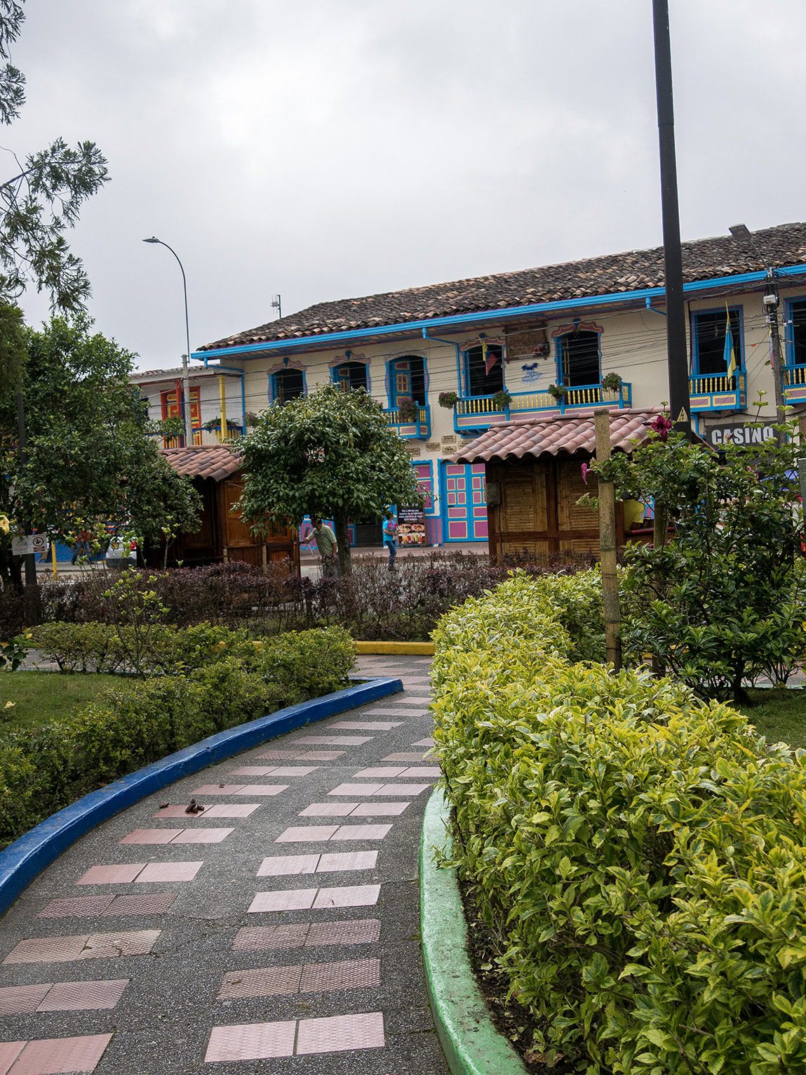 Place centrale de Filandia, Colombie
