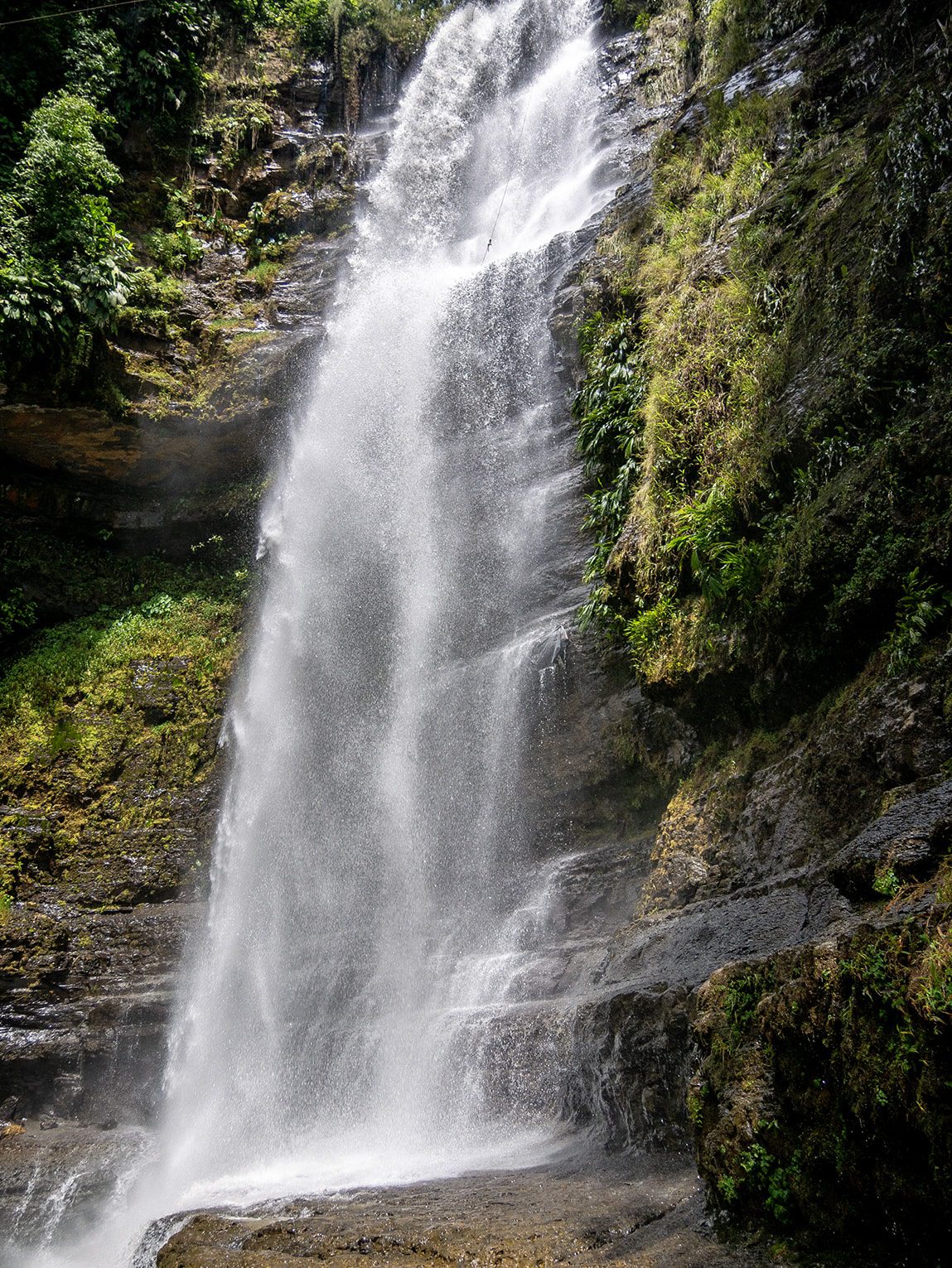 Cascade Juan Curí, San Gil, Colombie