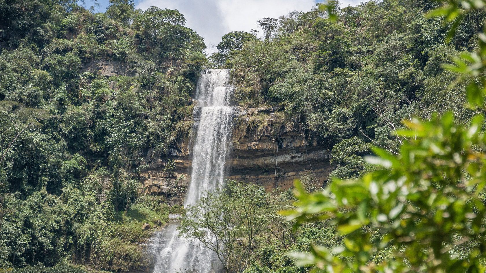 Cascade Juan Curí, San Gil, Colombie