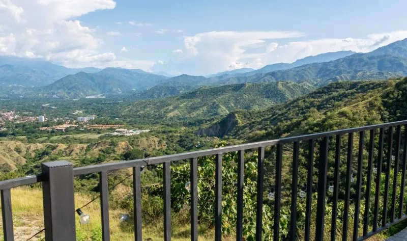 Vue sur Santa Fe de Antioquia depuis le mirador de Filadelfia, Colombie