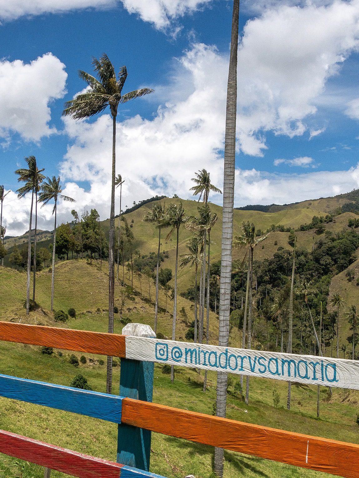 Mirador de la vallée de la Samaria (Caldas), Colombie
