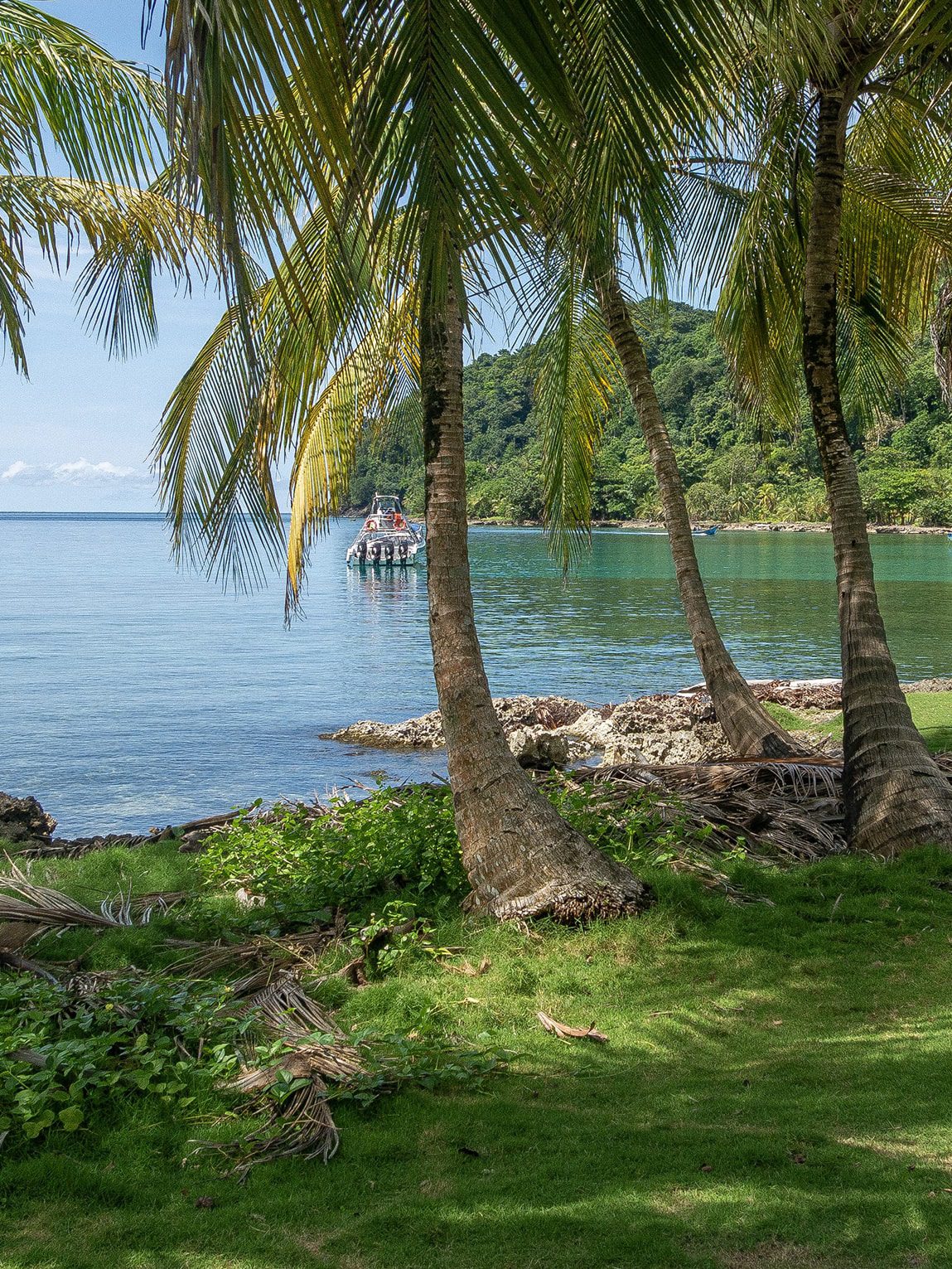 Plage de La Miel au Panama, accessible depuis Sapzurro, Colombie