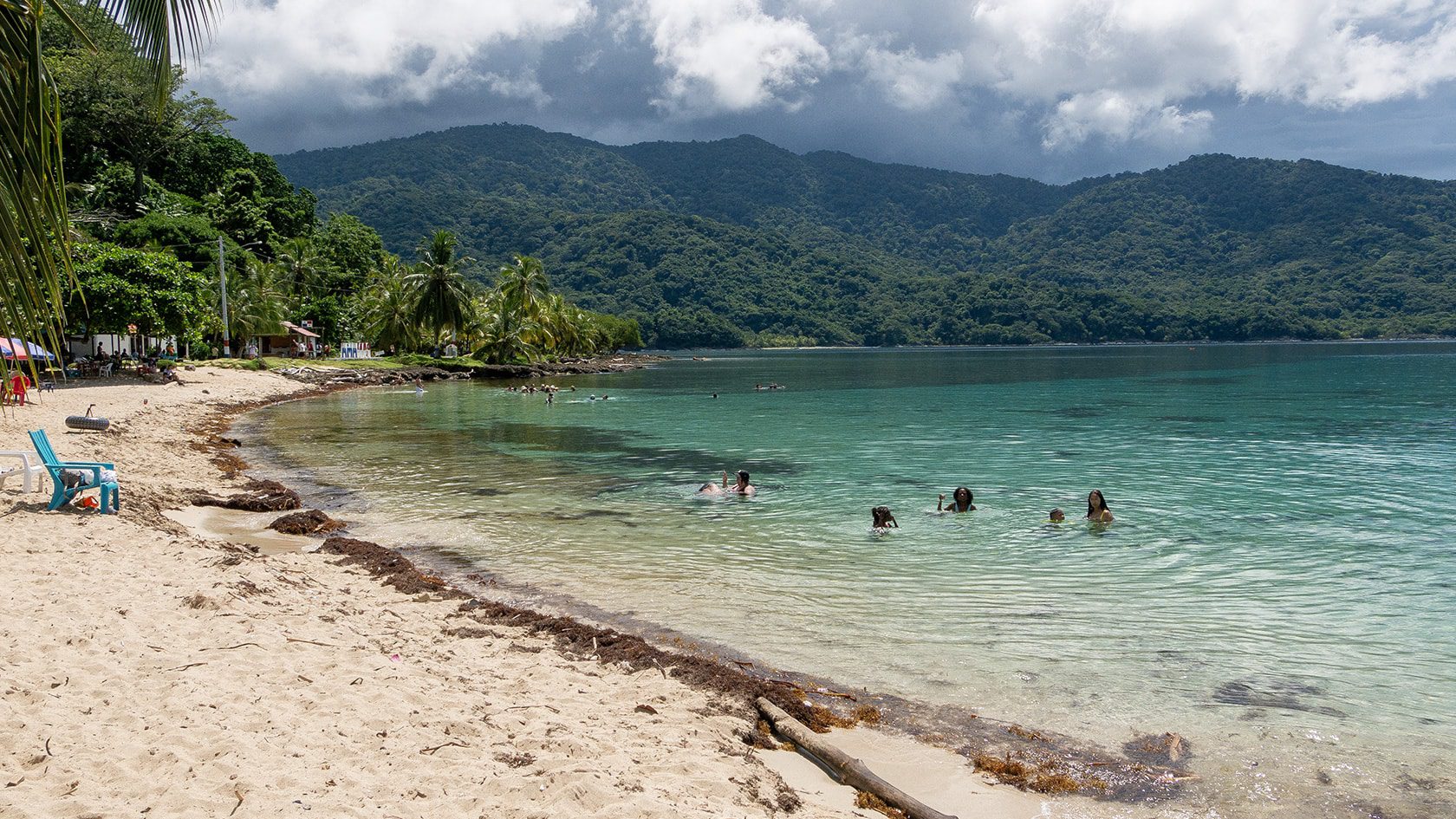 Playa Blanca, La Miel au Panama, accessible depuis Sapzurro, Colombie