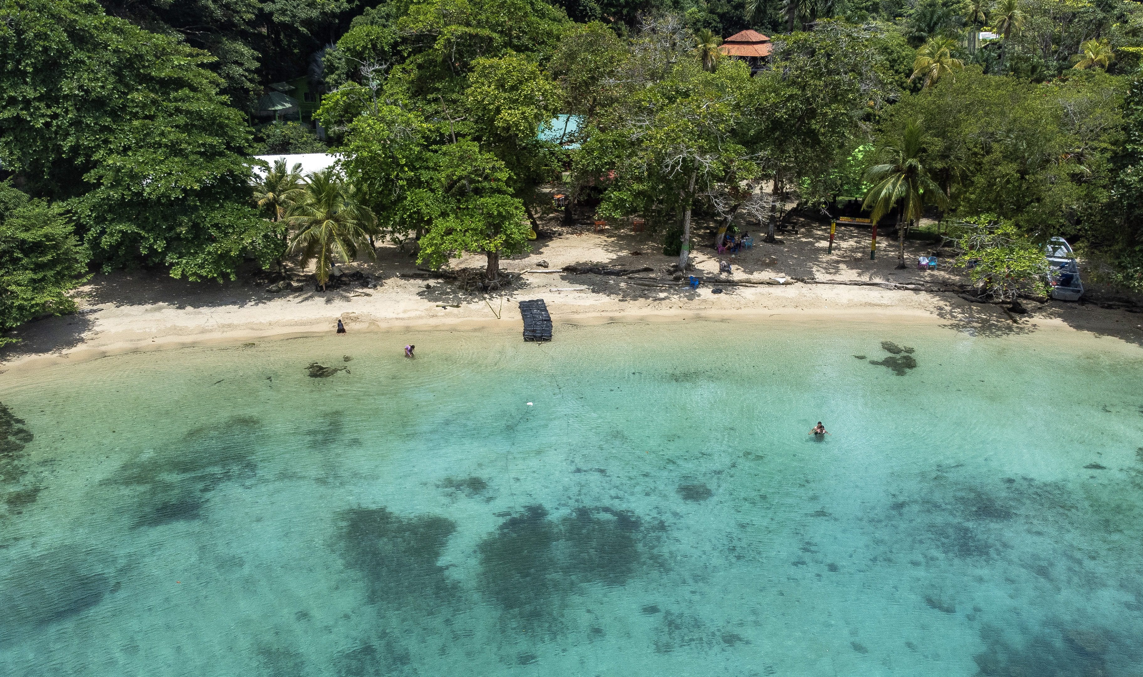 Playa del Ica à Sapzurro (Choco caribéen), Colombie