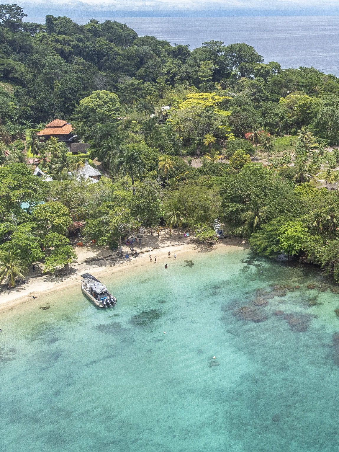 Playa del Ica à Sapzurro (Choco caribéen), Colombie