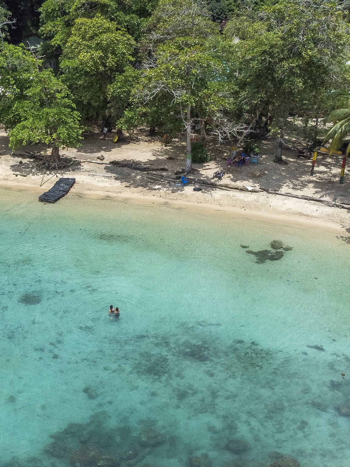 Playa del Ica à Sapzurro (Choco caribéen), Colombie