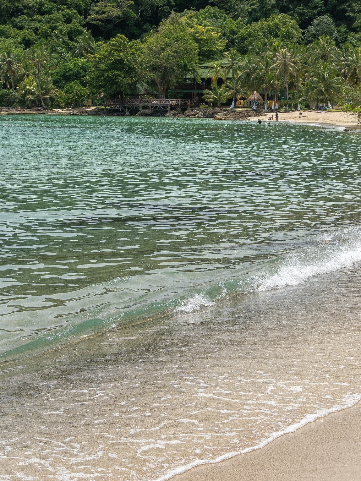 Playa Soledad, près de Sapzurro, Choco, Colombie