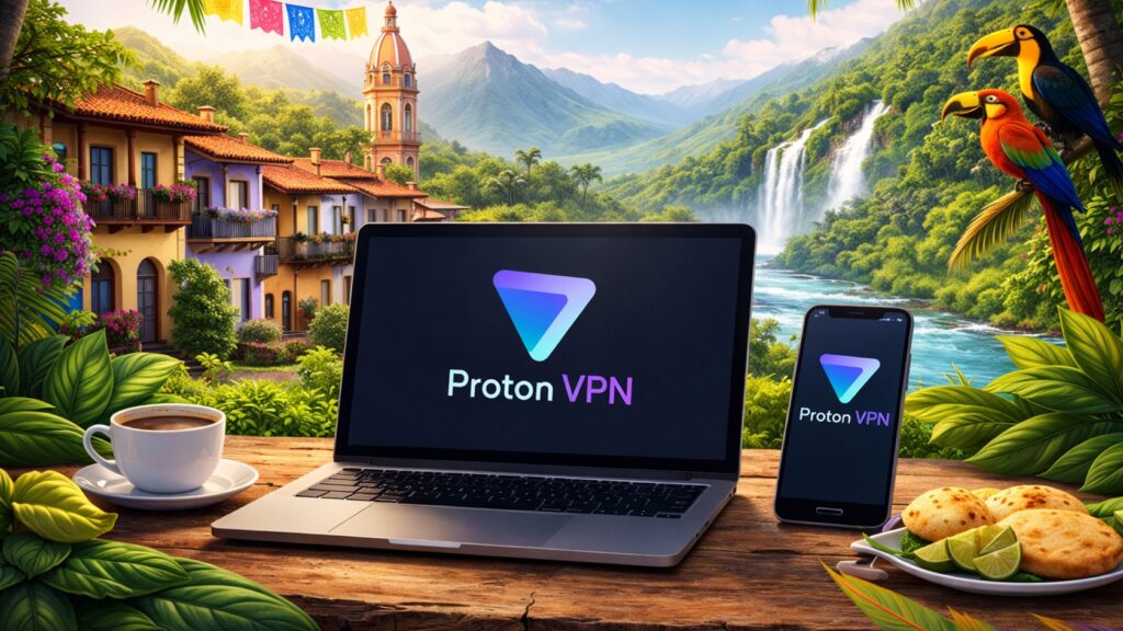 Illustration Proton VPN en Colombie