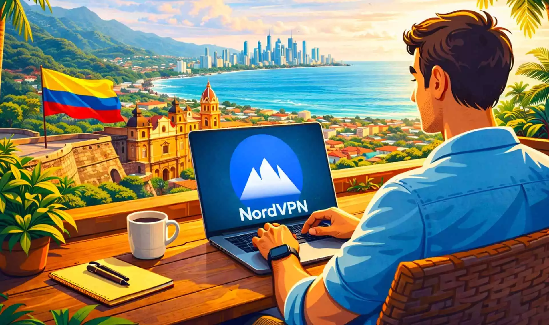 Utilisation de NordVPN en Colombie