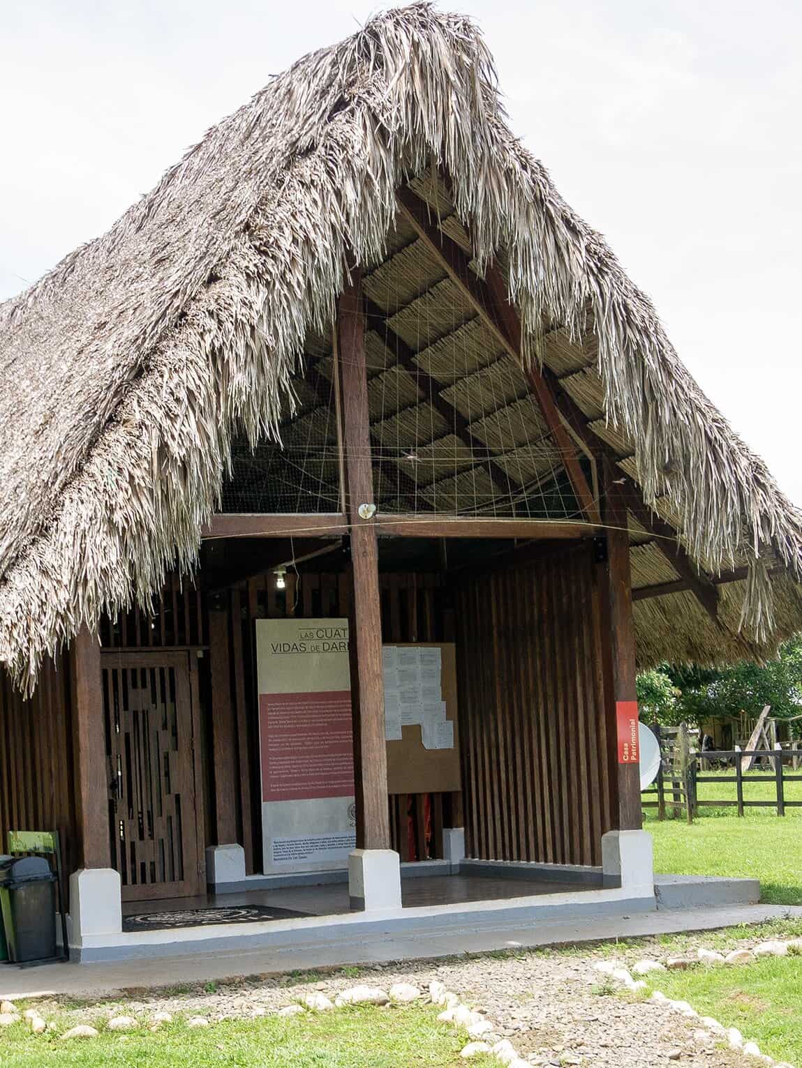 Bâtiment du musée, Parc archéologique de Santa María la Antigua del Darién, Chocó, Colombie