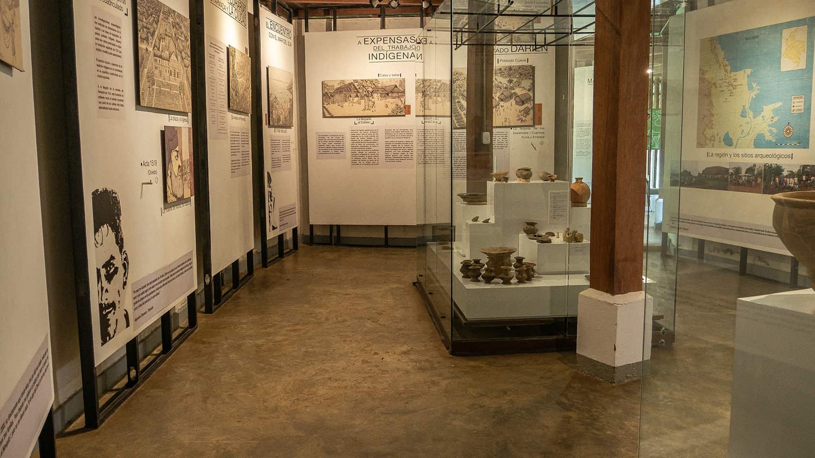 Musée, Parc archéologique de Santa María la Antigua del Darién, Chocó, Colombie
