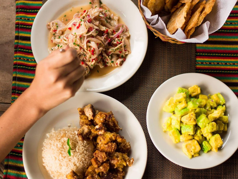 Restaurant Paraíso Cangrejales in Sapzurro, Kolumbien