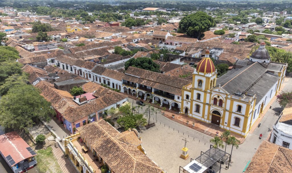 Plaza Real de la Concepcion, Mompox, Colombie