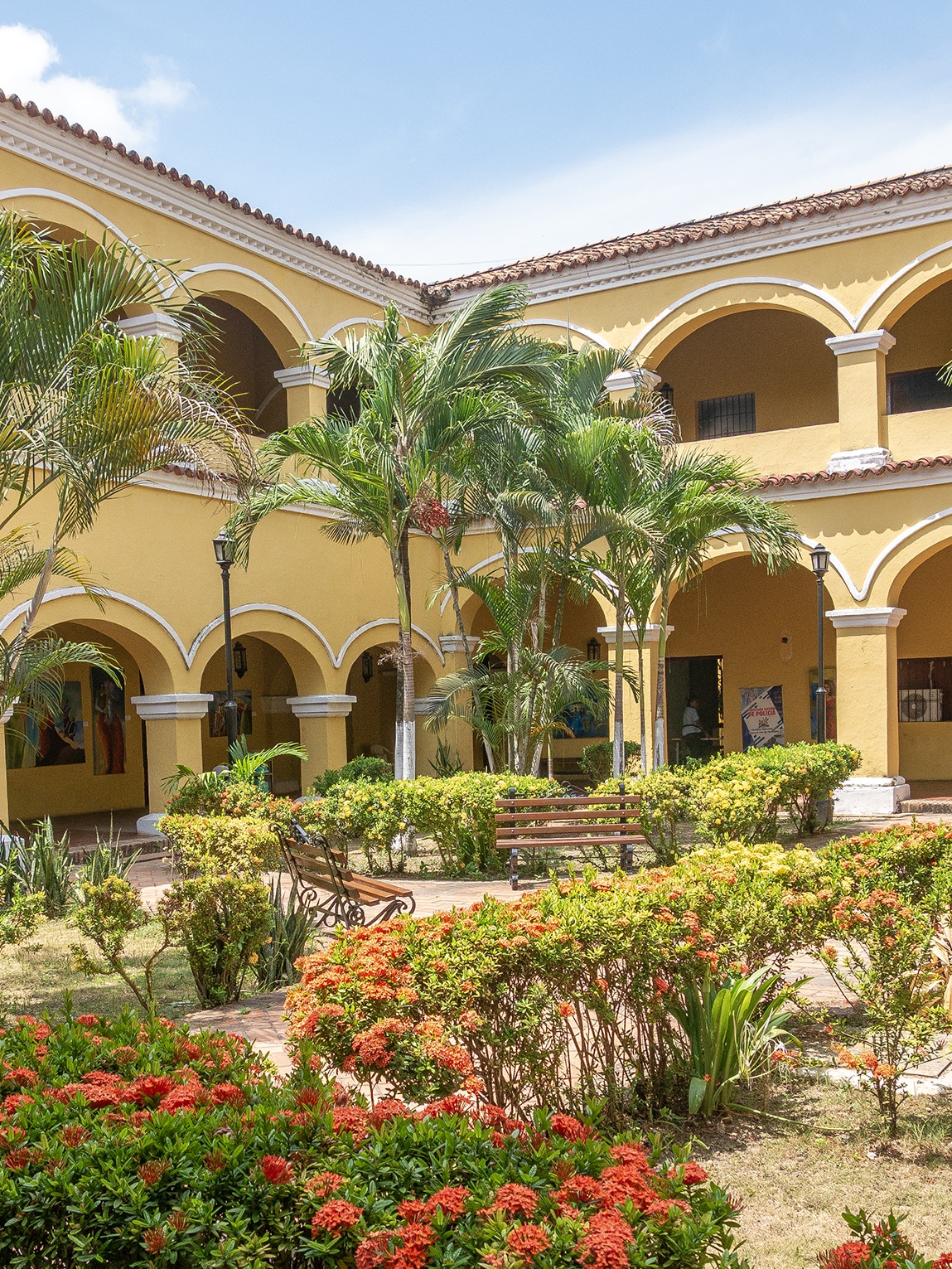 Patio de l'Alcadia, Mompox, Colombie
