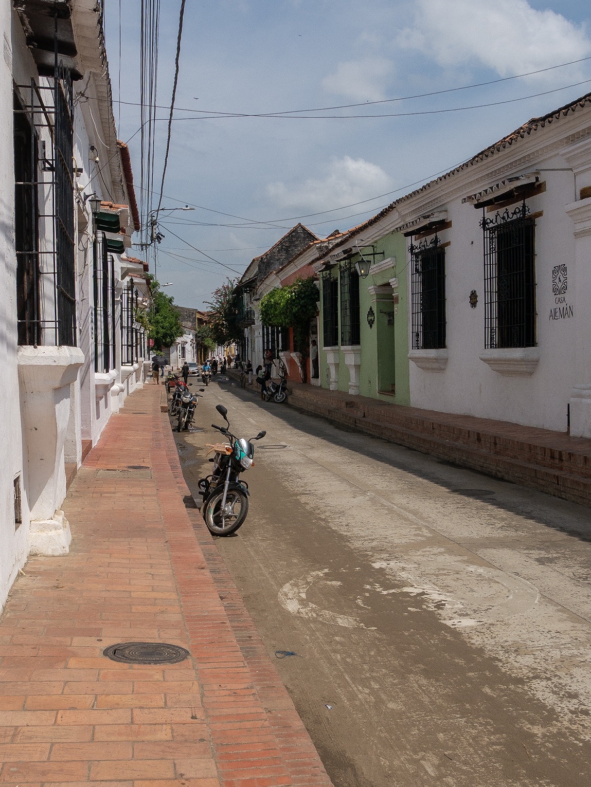 Rue dans le centre historique, Mompox, Colombie