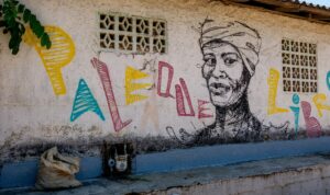 Fresque murale, San Basilio de Palenque, Colombie