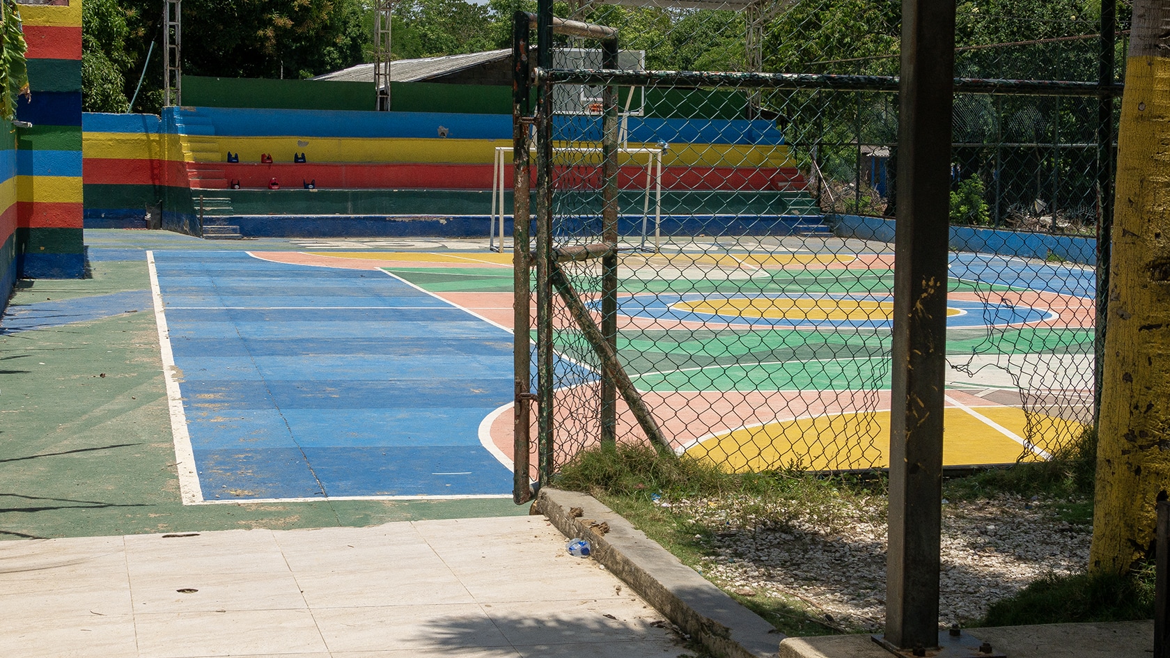 Centre sportif pour les enfants, San Basilio de Palenque, Colombie