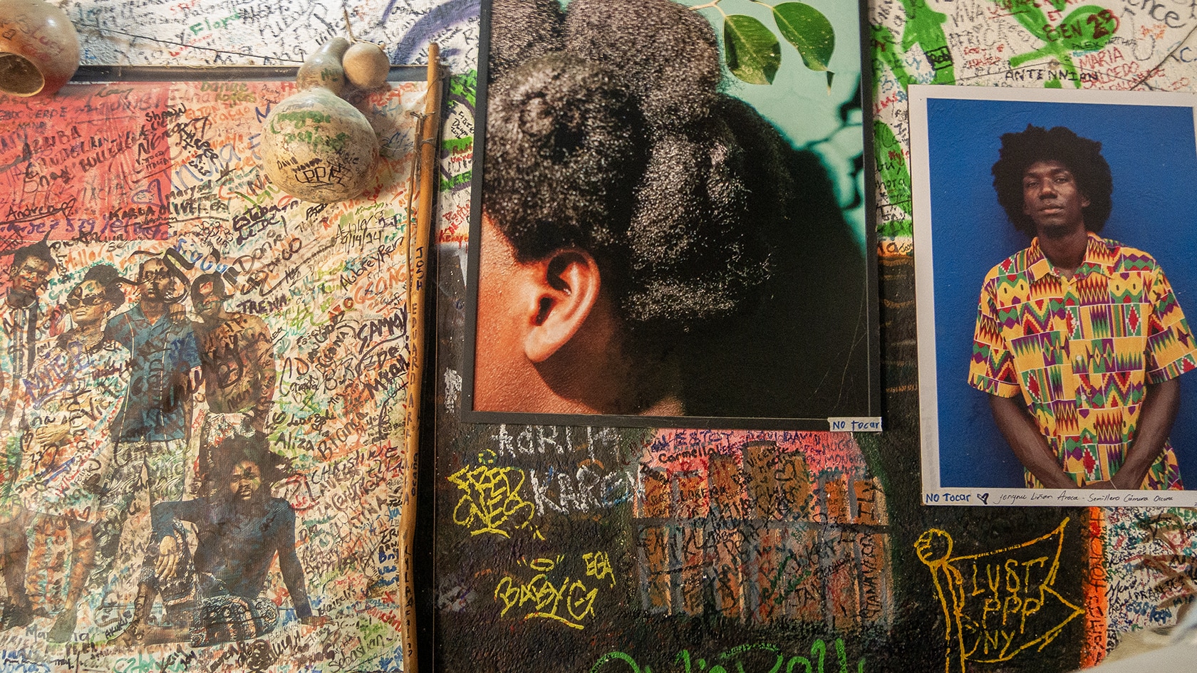 Street art dans le musée local, San Basilio de Palenque, Colombie