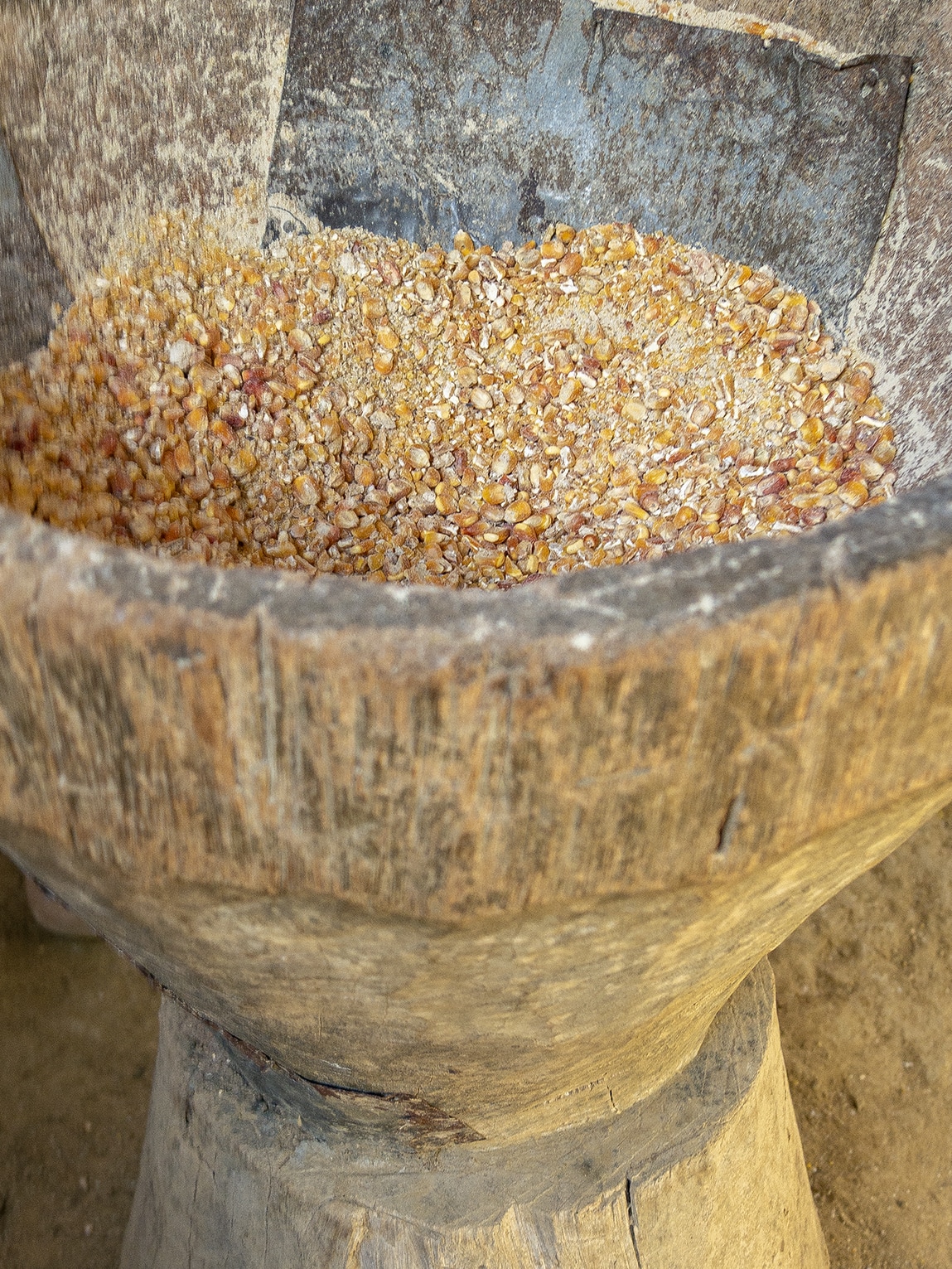 Pilon à mais, San Basilio de Palenque, Colombie