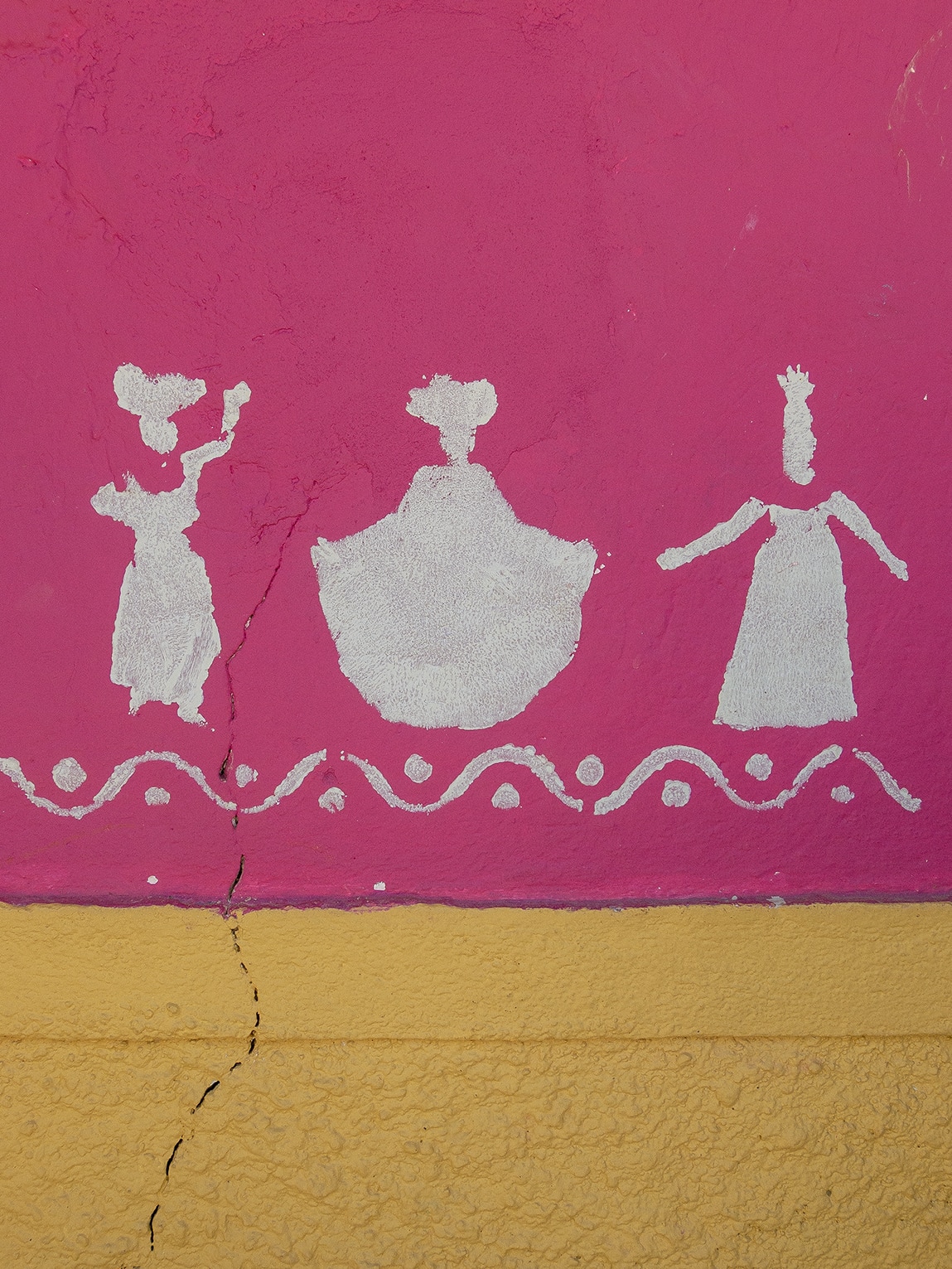 Fresque murale, San Basilio de Palenque, Colombie