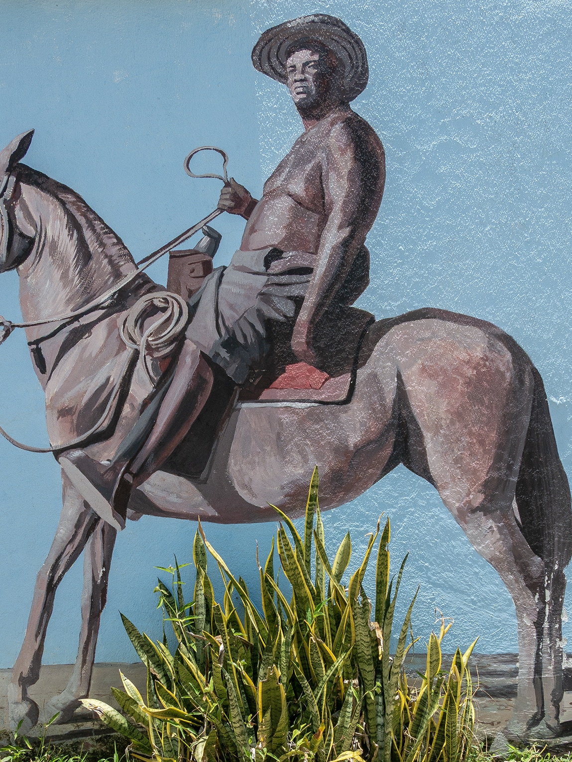 Fresque murale, San Basilio de Palenque, Colombie