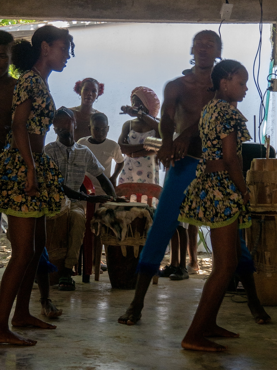 Danse traditionnelle, San Basilio de Palenque, Colombie