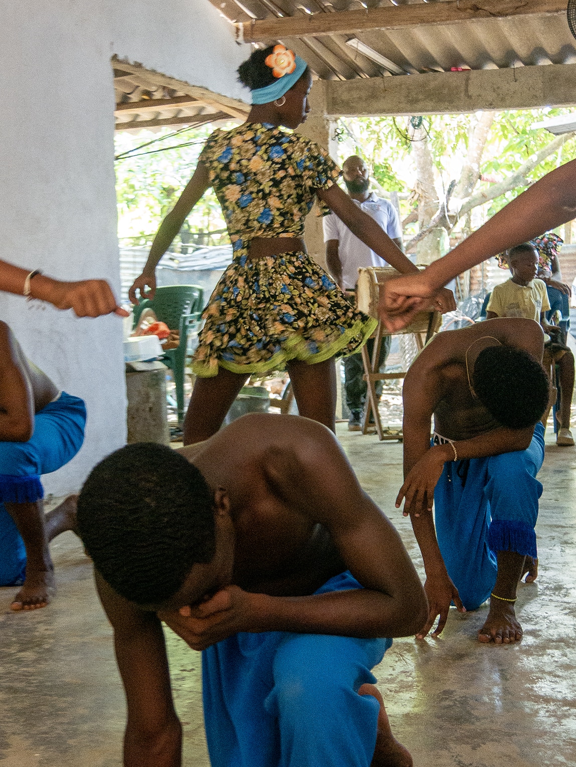 danse traditionnelle, San Basilio de Palenque, Colombie