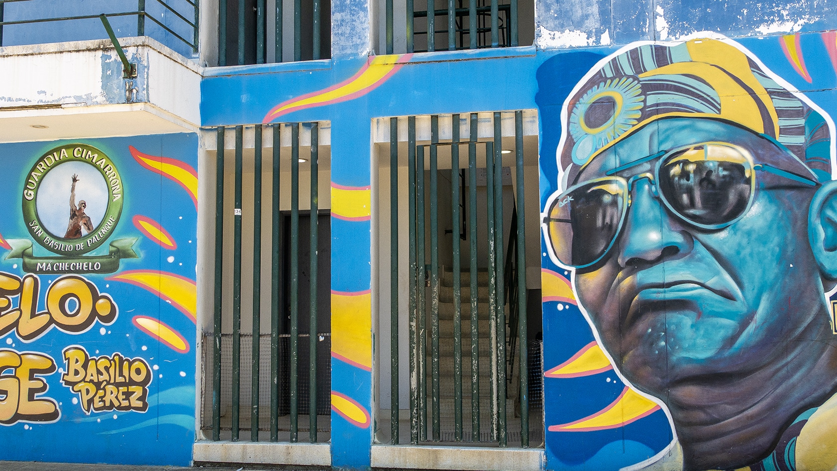 Fresque murale de la Guardia, San Basilio de Palenque, Colombie